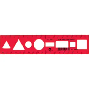 Ravnilo NOMA 1 - rdeča