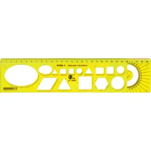 Ravnilo NOMA 5 Flex - rumena