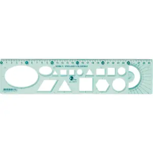 Ravnilo NOMA 5 Flex - zelena