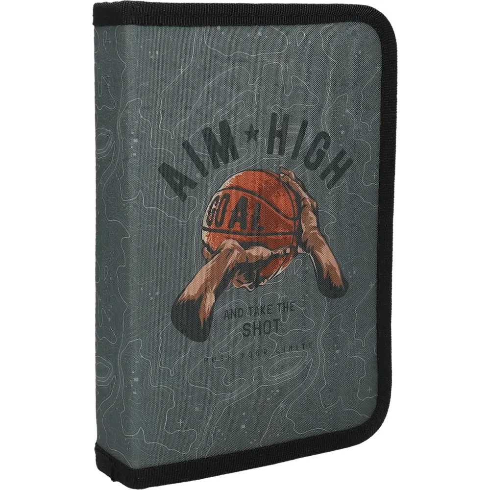 PENCILCASE 1Z 2F FILLED AIM HIGH