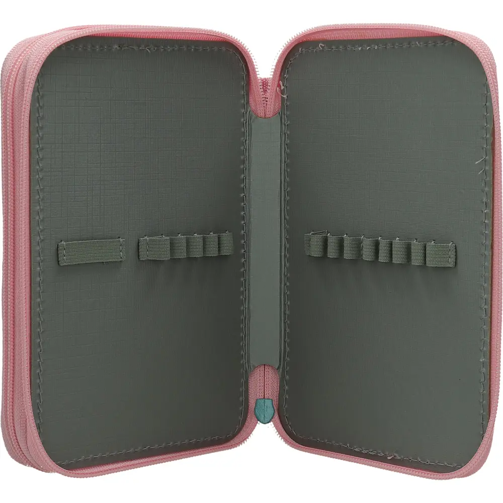 PENCILCASE 2 ZIP EMPTY GARDEN