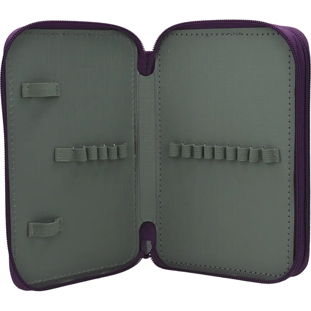 PENCILCASE 2 ZIP FILLED FIERCE