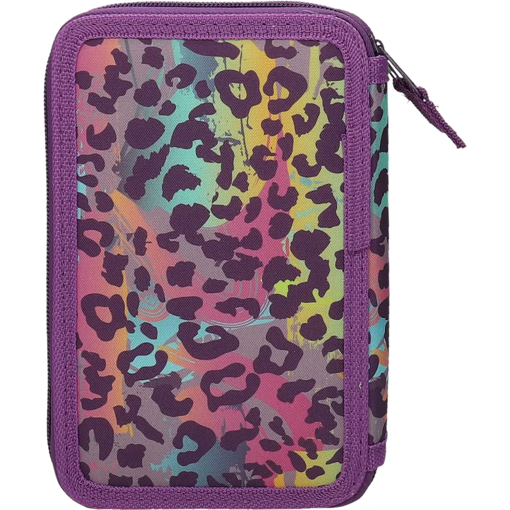 PENCILCASE 2 ZIP EMPTY FIERCE