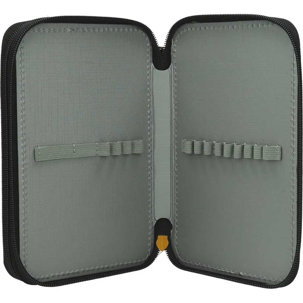 PENCILCASE 2 ZIP FILLED FOSSIL