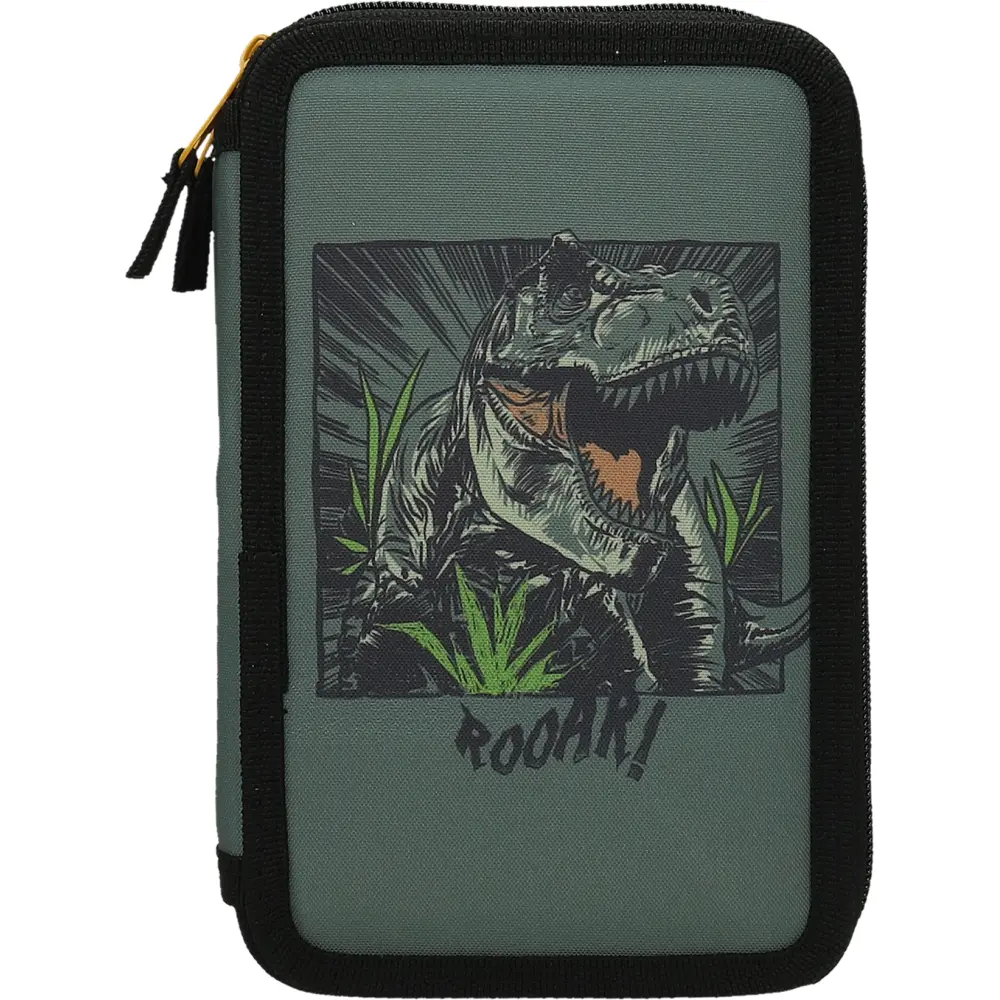 PENCILCASE 2 ZIP EMPTY FOSSIL