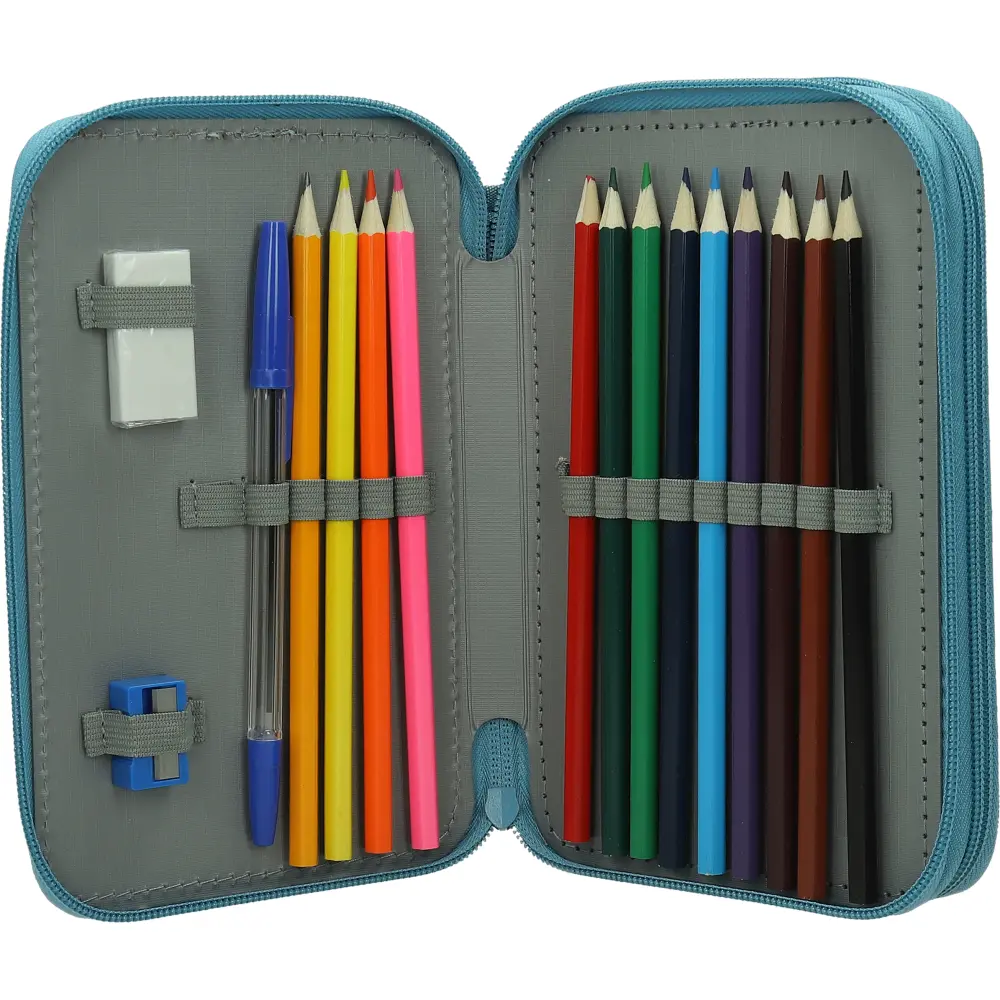 PENCILCASE 2 ZIP FILLED SHOOTER