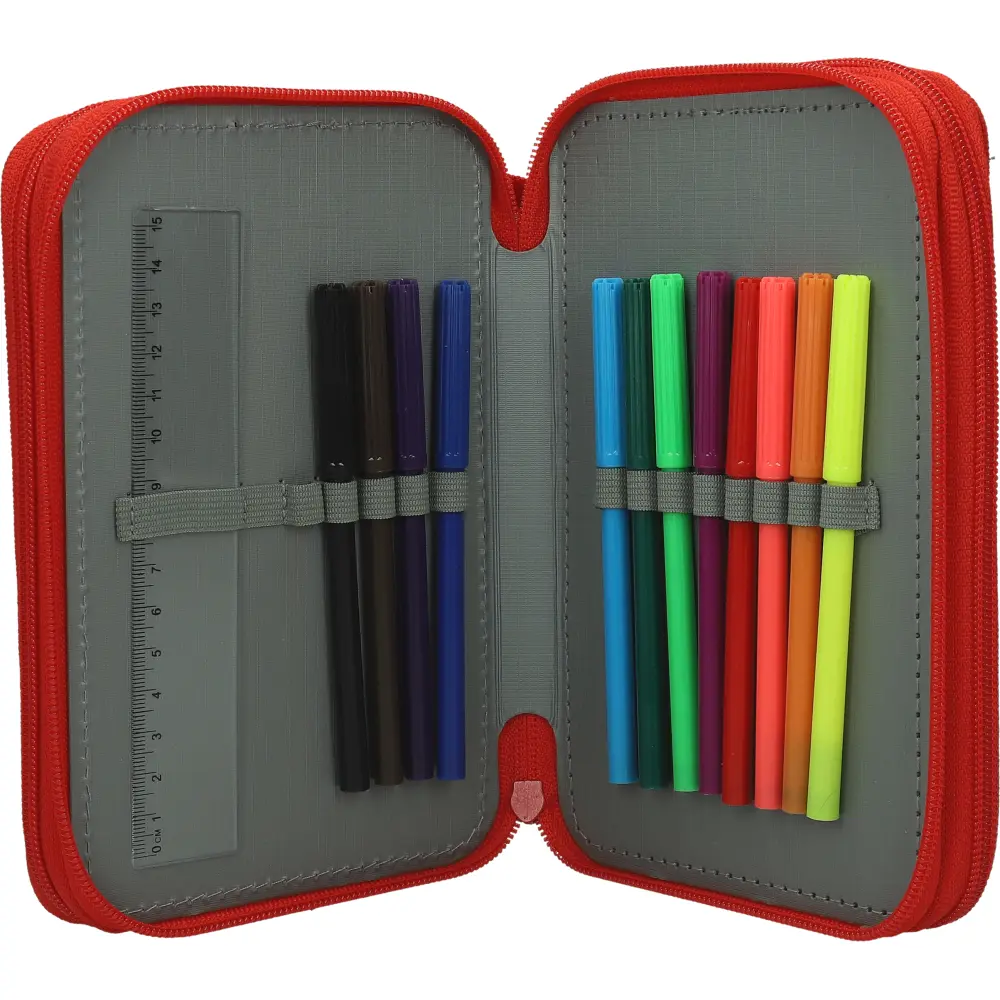 PENCILCASE 3 ZIP FILLED DELICIOUS