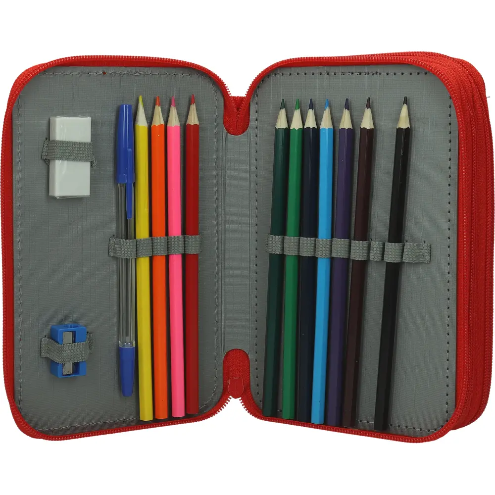 PENCILCASE 3 ZIP EMPTY DELICIOUS