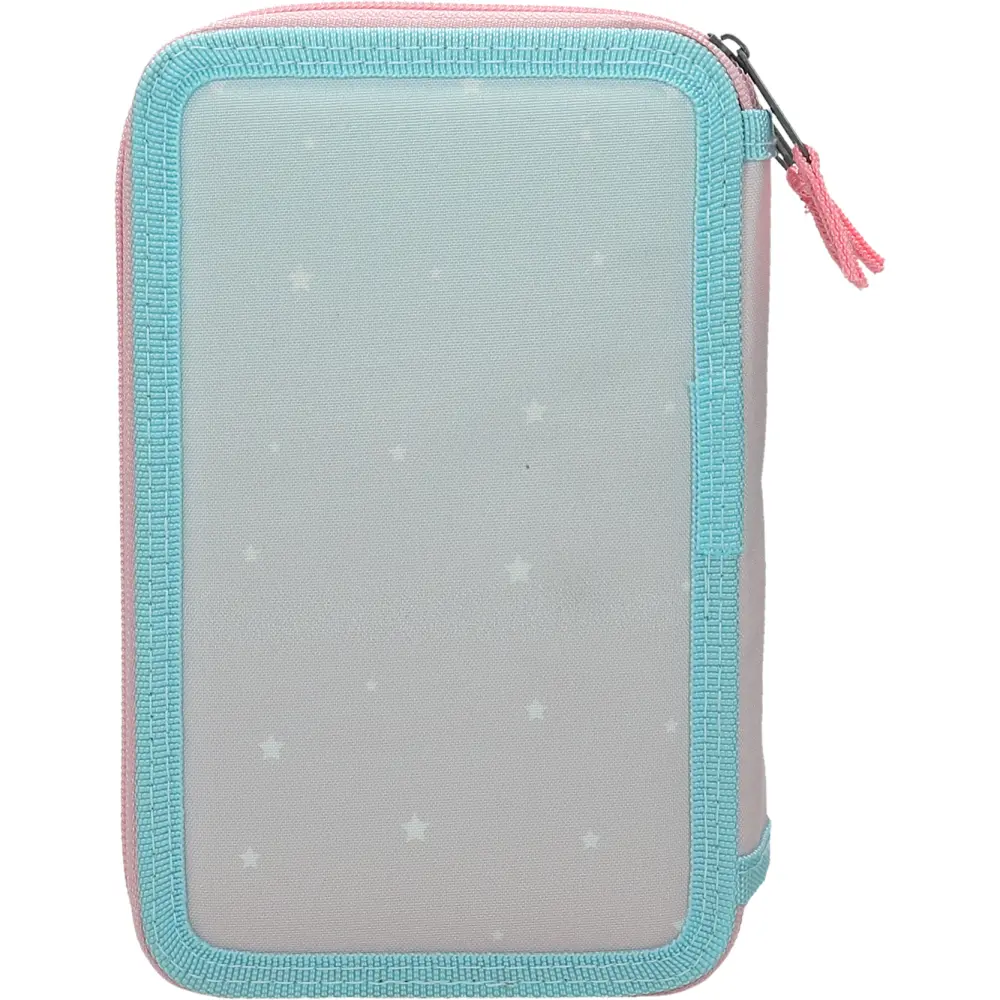 PENCILCASE 3 ZIP EMPTY BRIGHT SIDE