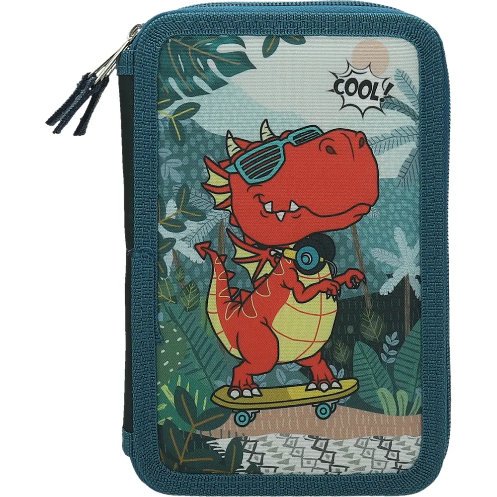 PENCILCASE 3 ZIP EMPTY T-RIDE