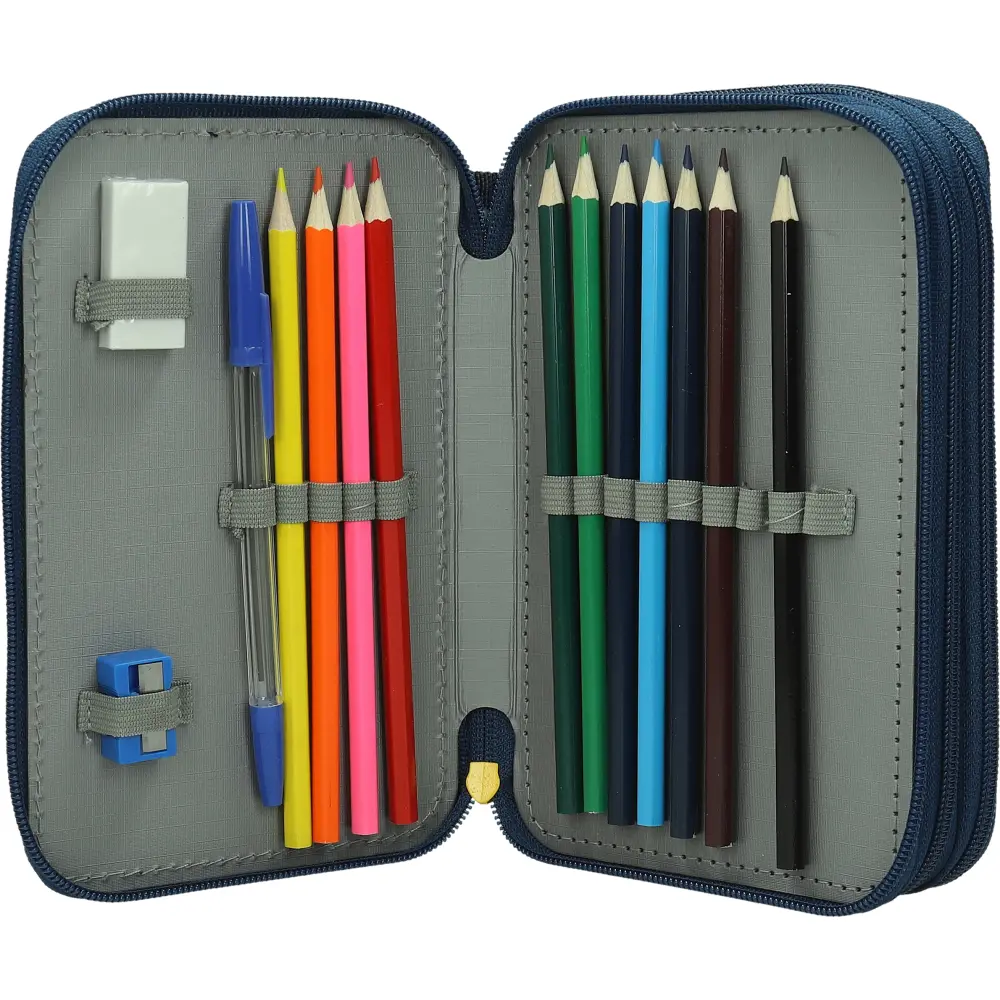 PENCILCASE 3 ZIP FILLED ASTROKIT