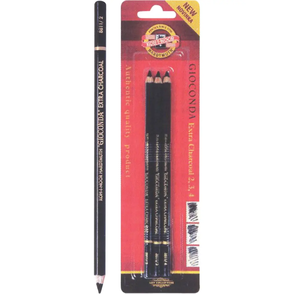 Oglje v svinčniku Koh-i-noor