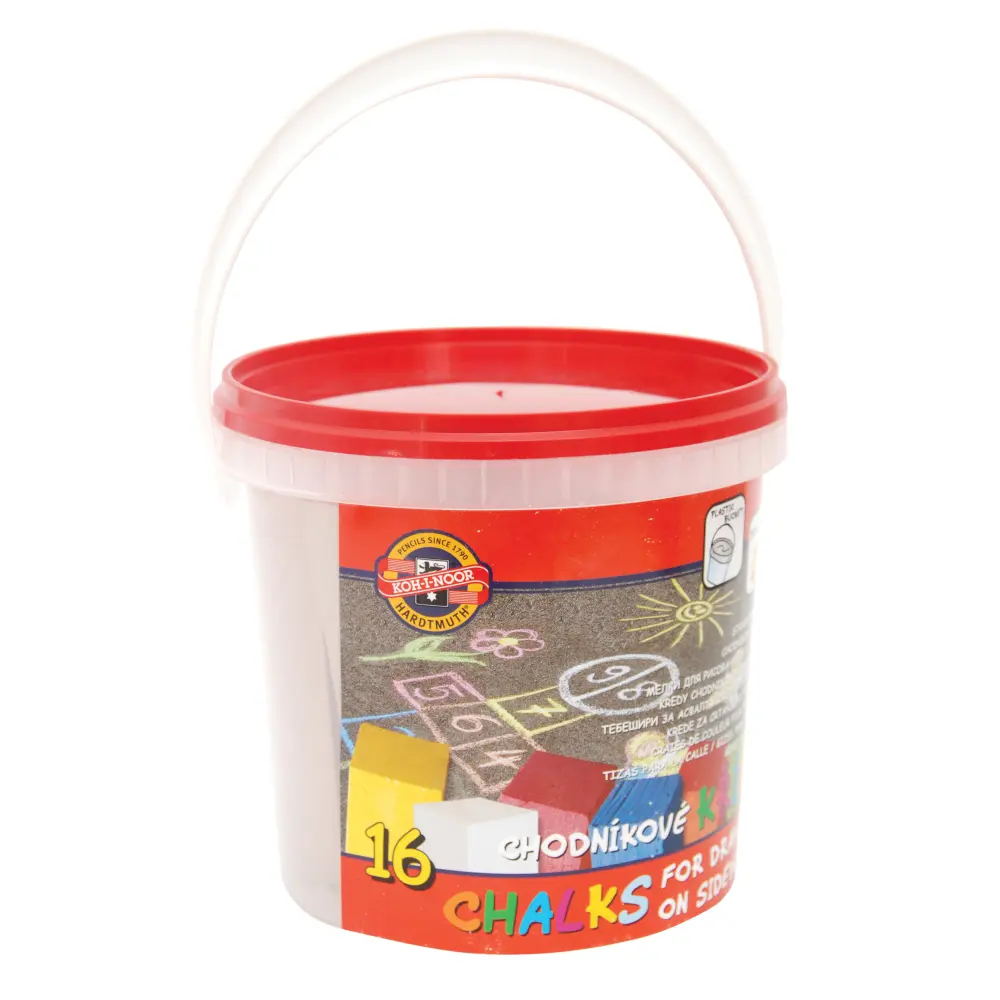 Kreda Koh-i-noor za pločnik v vedru