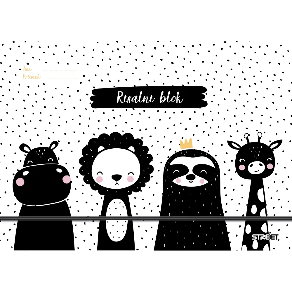 BLOK RIS.TRDI Z ELASTIKO A3 20L