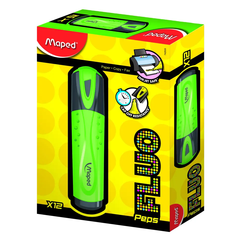 MARKER FLUO MAPED CLASSIC ZELENA