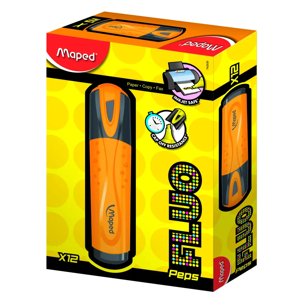 MARKER FLUO MAPED CLASSIC ORANŽNA