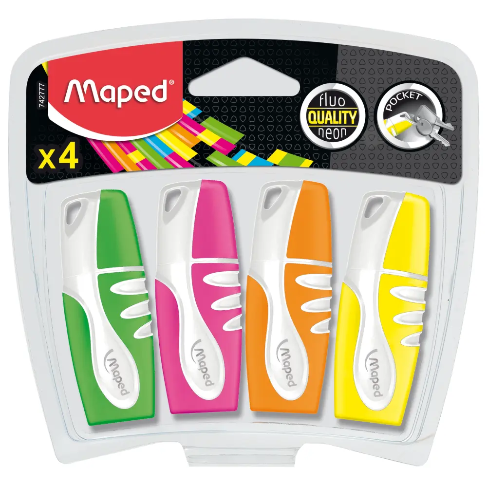 Marker MAPED Fluo žepni 4/1