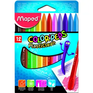 BARV. VOŠČENKE MAPED COLOR'P PLASTIC12/1