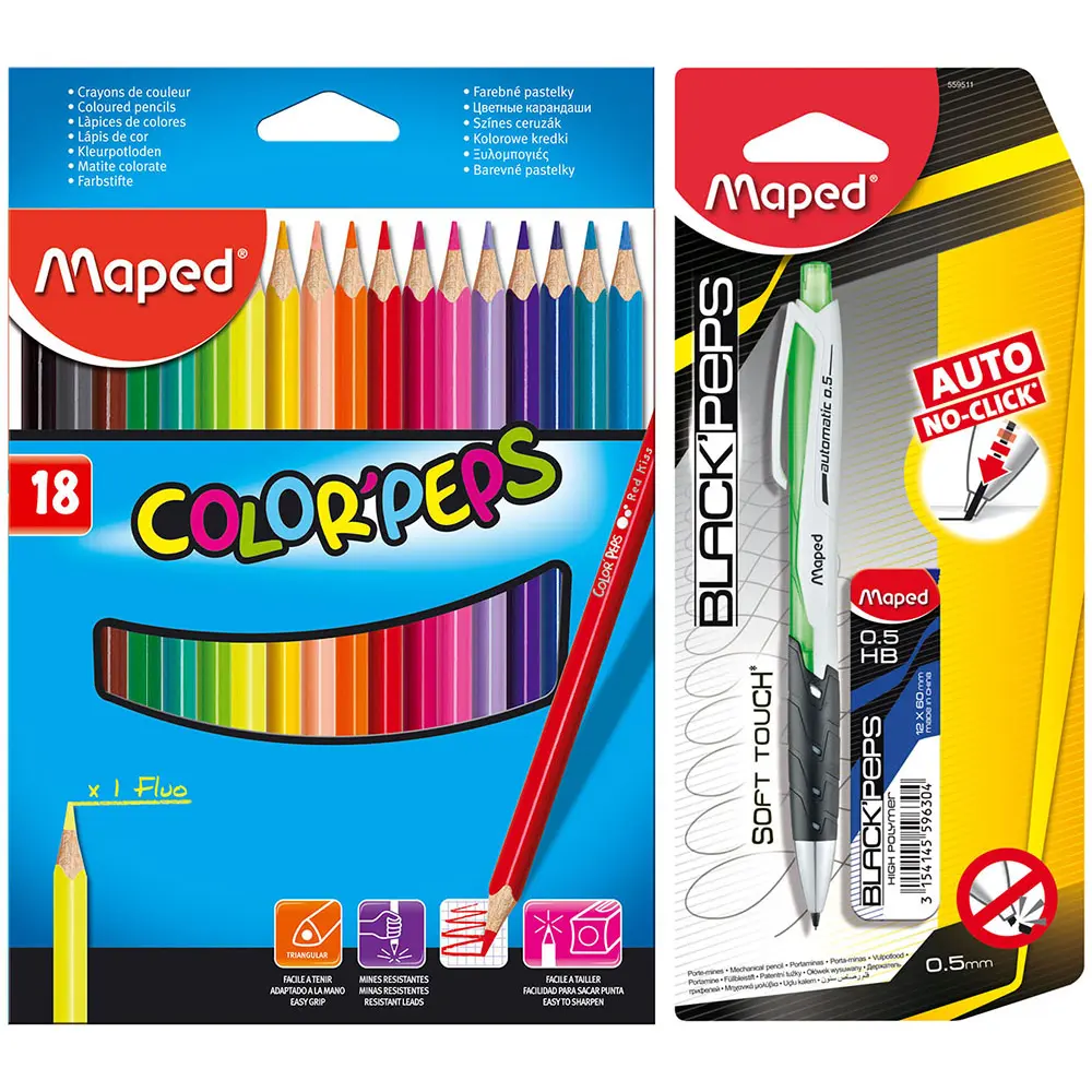BARV. MAPED COLOR'PEPS 3ROBE 14+4/1+TEH.