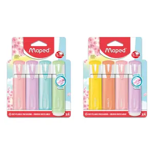 MARKER FLUO MAPED PASTEL 4/1 sort