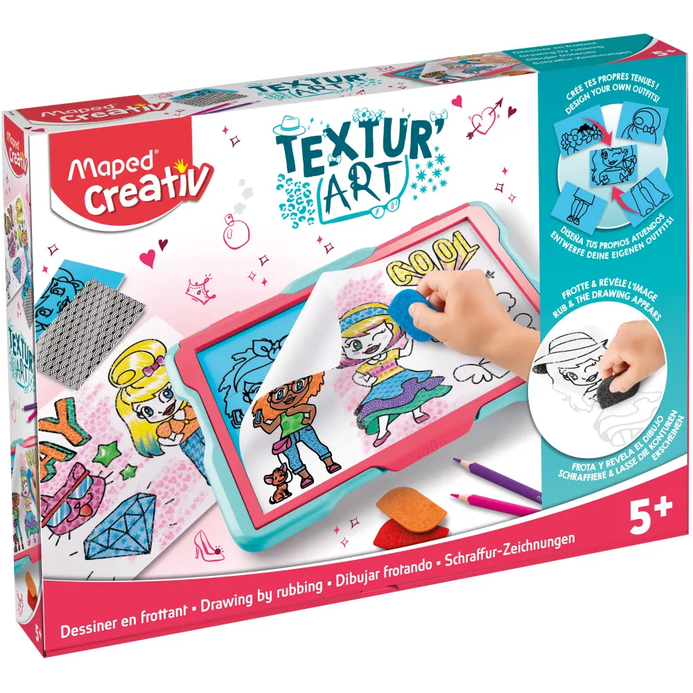 Kreativni set MAPED TEXTUR FASHION