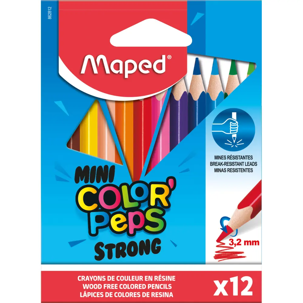 BARV. MAPED COLOR'PEPS STRONG MINI 12/1