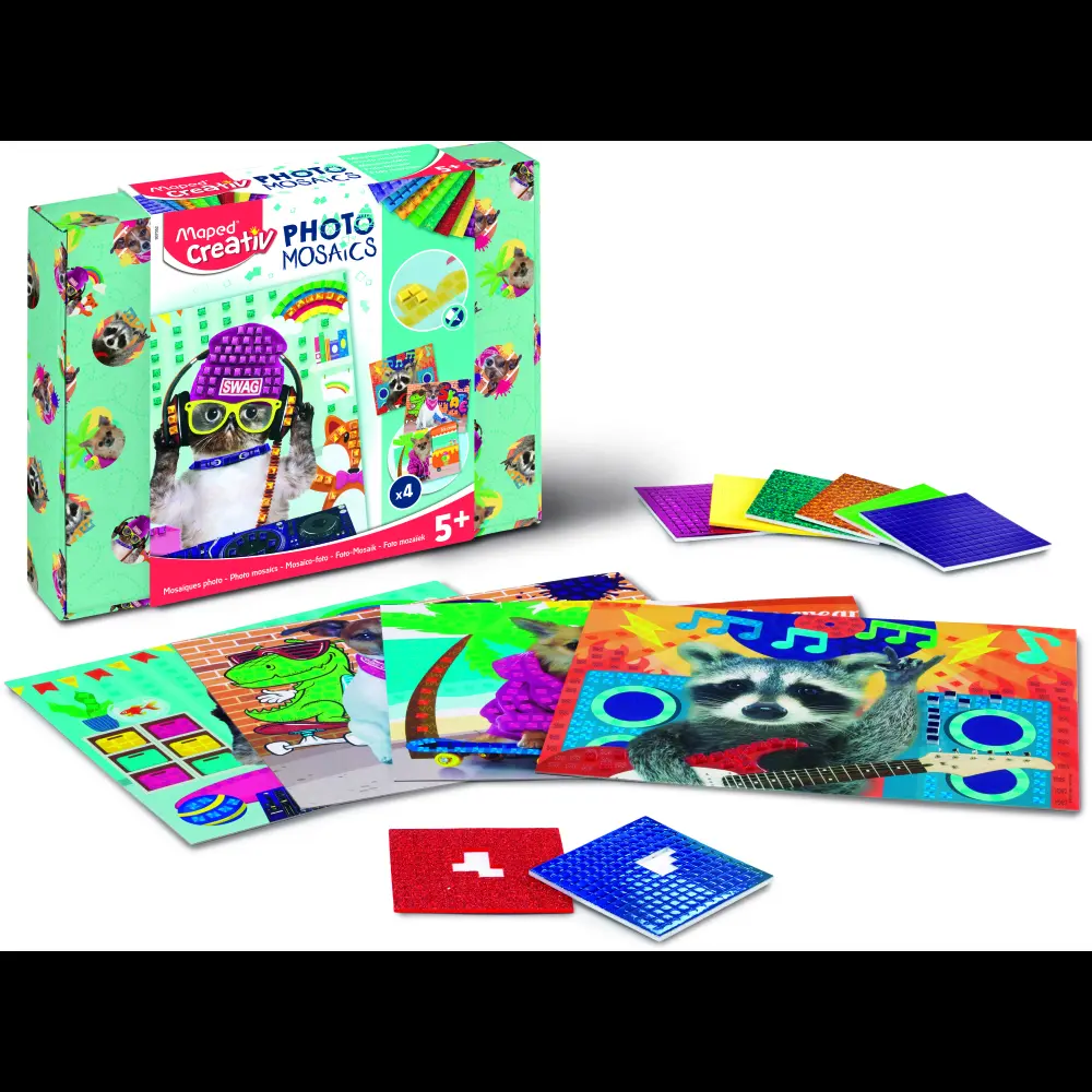 Kreativni set MAPED  MOZAIK COOLANIMALS