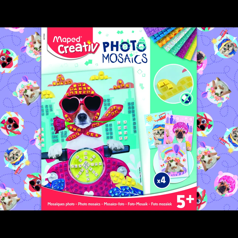Kreativni set MAPED MOZAIK CUTE ANIMALS
