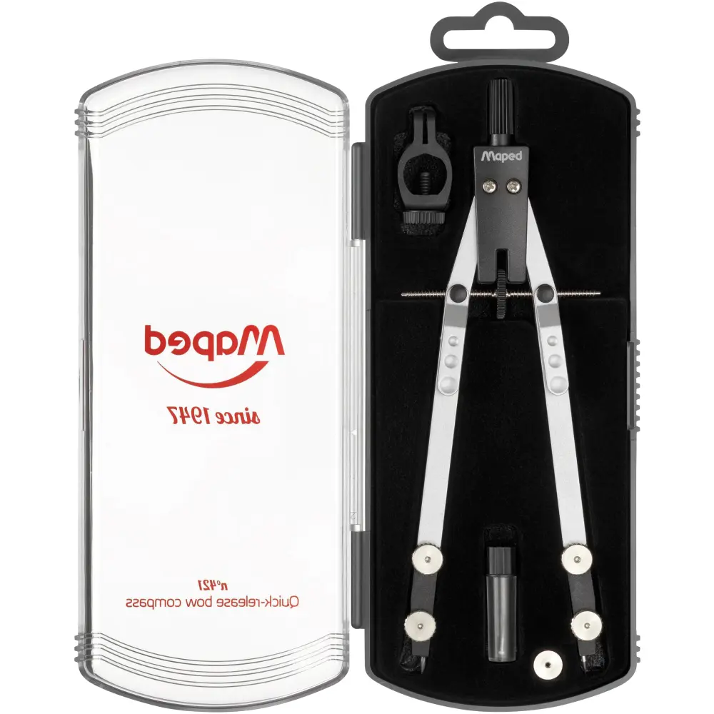 Šestilo MAPED 1947, 3 delni s krogom