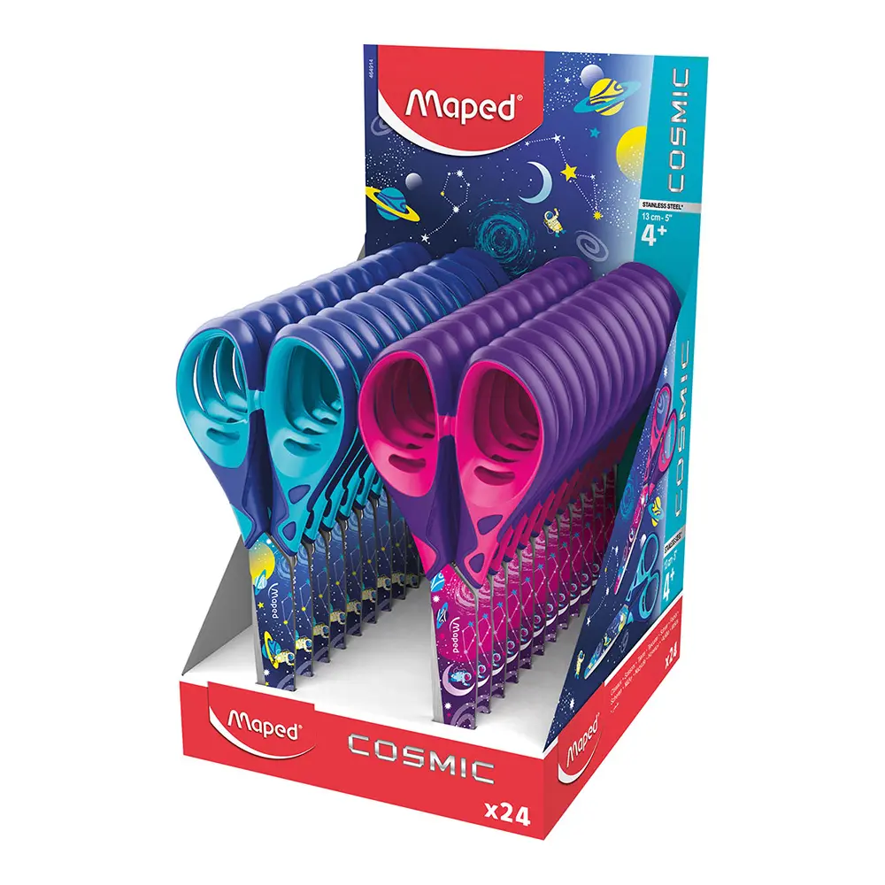 ŠKARJE MAPED COSMIC KIDS 13CM 24/1-DISPL