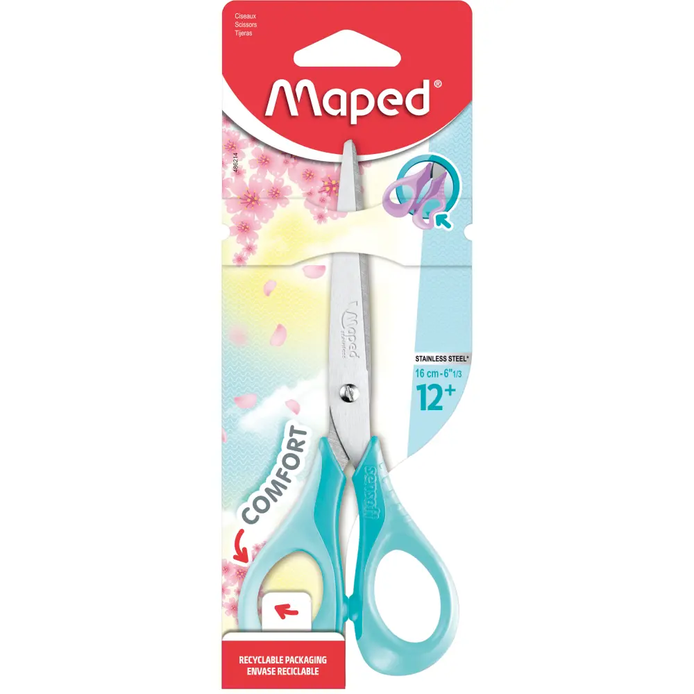 ŠKARJE MAPED SENSOFT 3D PASTEL 16CM-BLIS