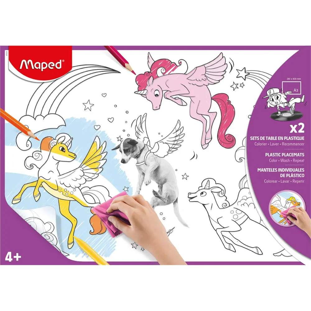 Pobarvanka MAPED Podloga piši-briši