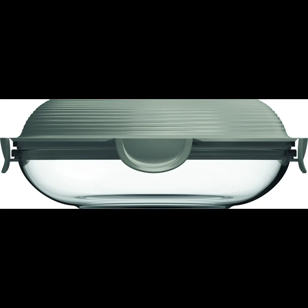 Steklena posoda za hrano MAPED siva