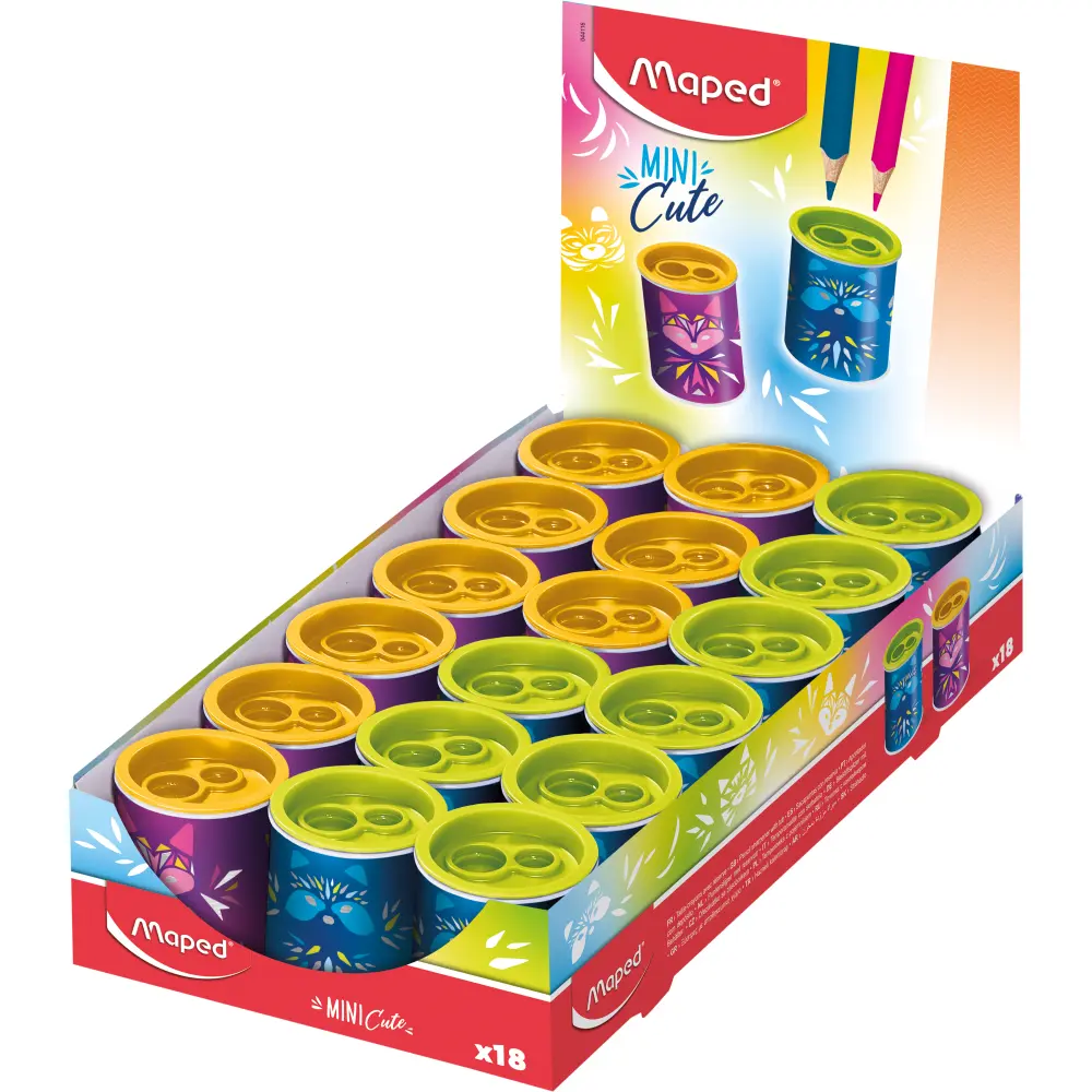 ŠILČEK MAPED MINI CUTE  DUO 18/1-DISPL