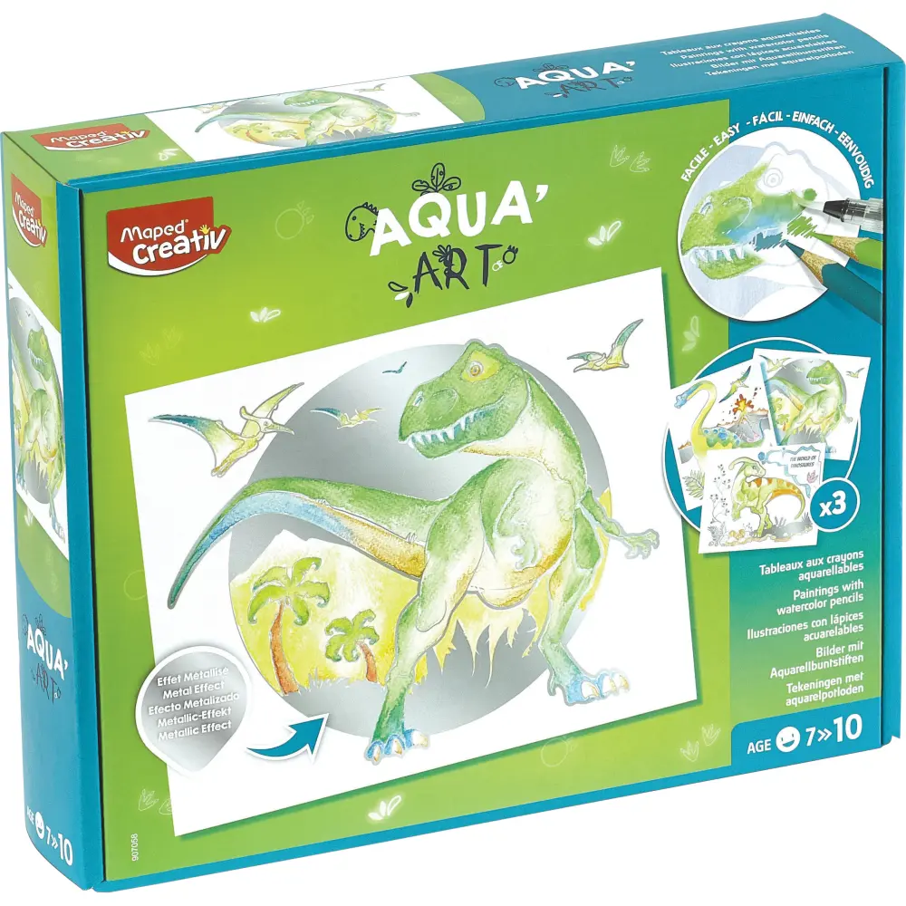 SET KREATIVNI MAPED AQUA ART DINO