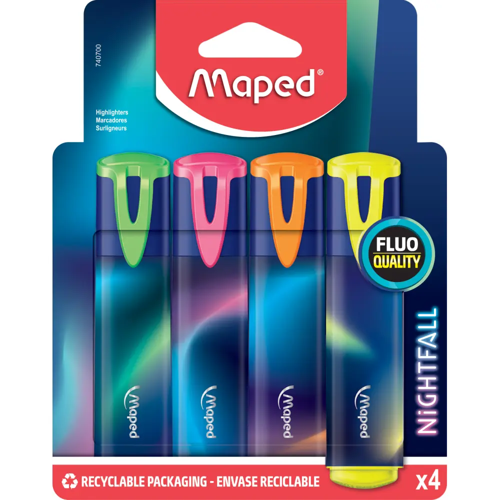 Fluo marker MAPED nightfall 4/1