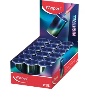 ŠILČEK MAPED NIGHTFALL ENOJNI 18/1- DISP