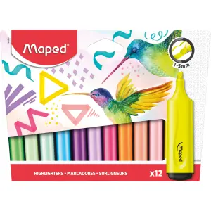 MARKER FLUO MAPED NEW SORT 12/1 BLISTER