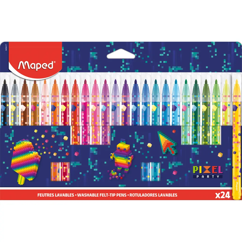 FLOMASTRI MAPED PIXEL PARTY 24/1 - KARTO