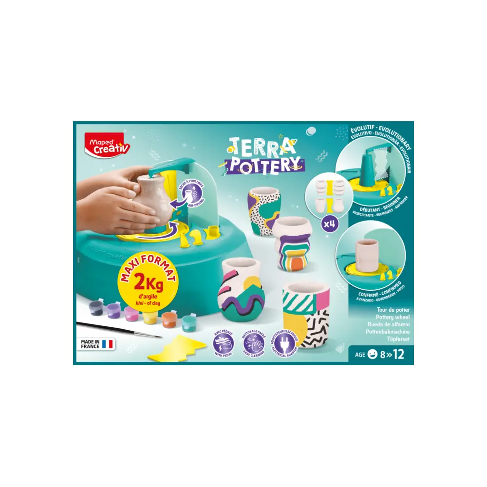 SET KREATIVNI MAPED LONČARSKO KOLO