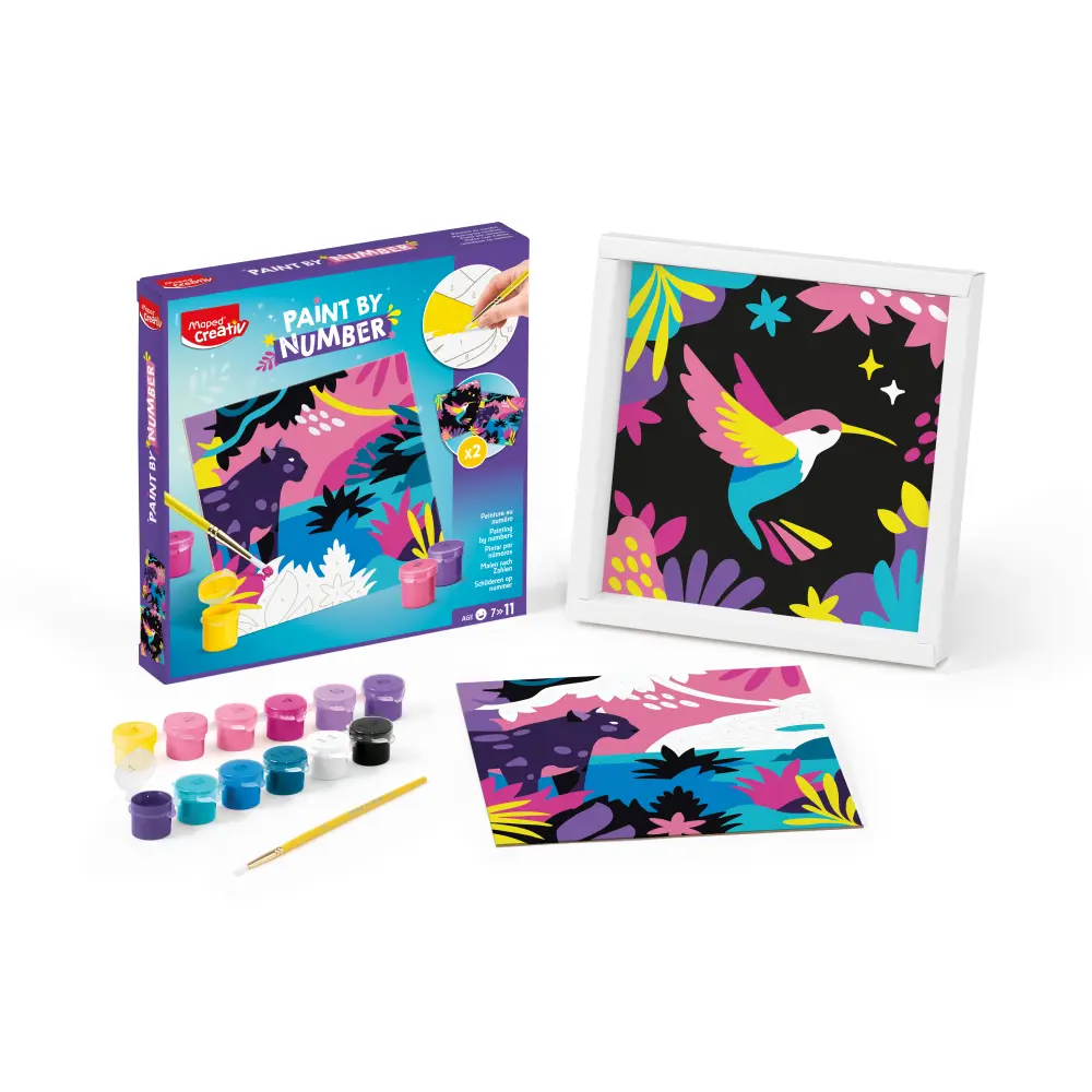 SET KREATIVNI MAPED BARV.PO ŠTEV. LEOPAR