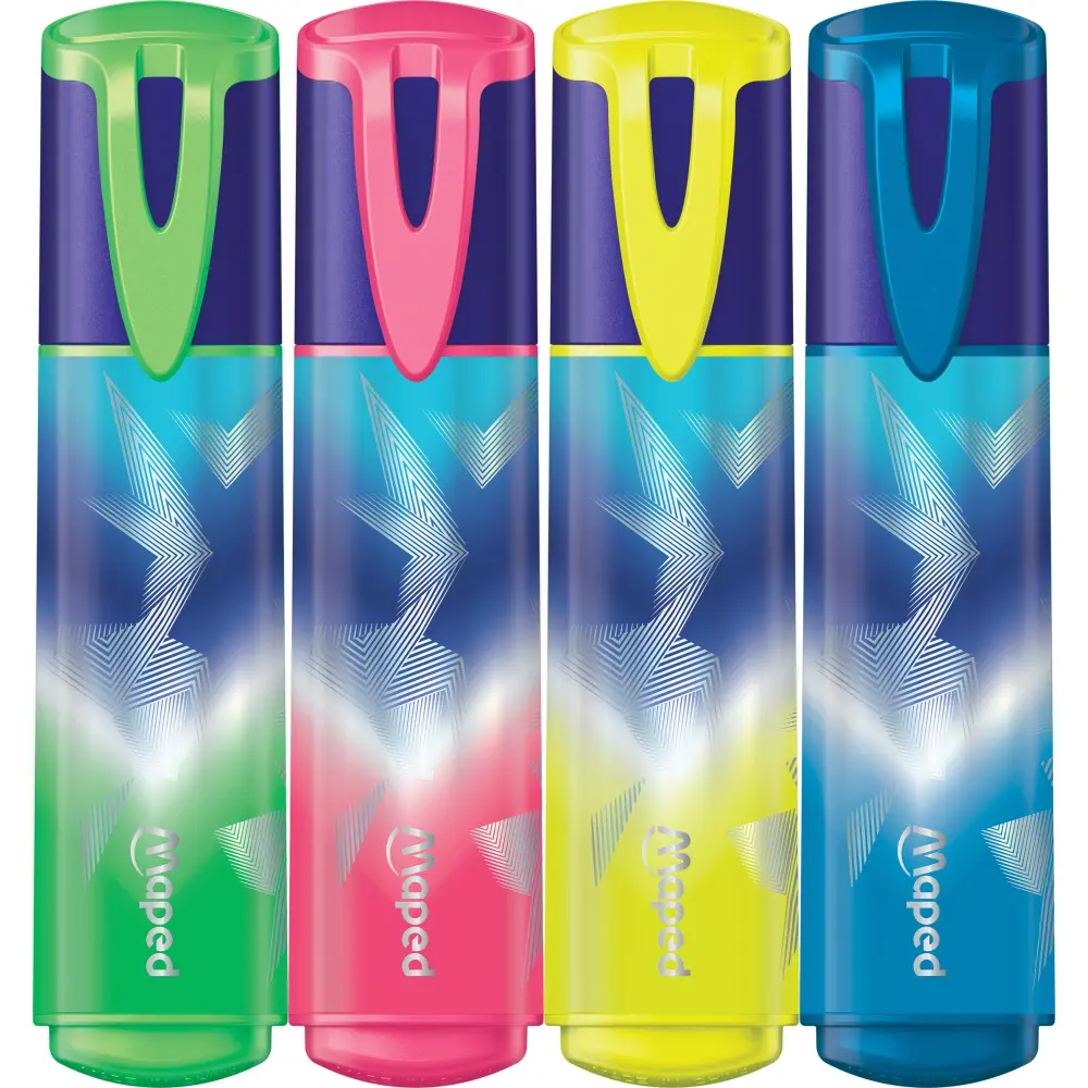 HIGHLIGHTERS ARCTIC VIBES CARDBOARD X4