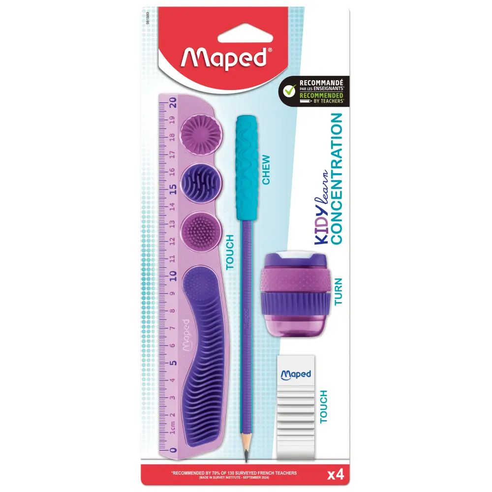 SET MAPED KIDYLEARN CONCEN LILA - BL