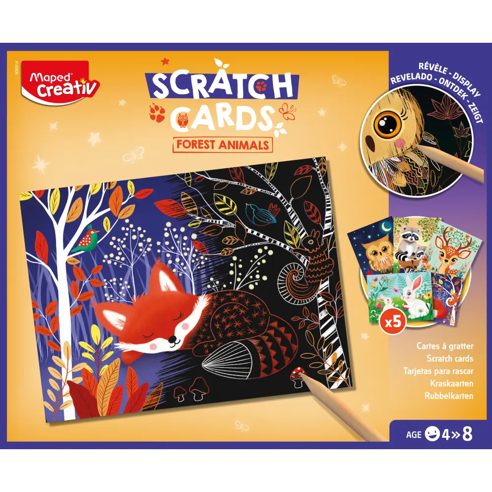 SCRATCH CARDS ANIMALS