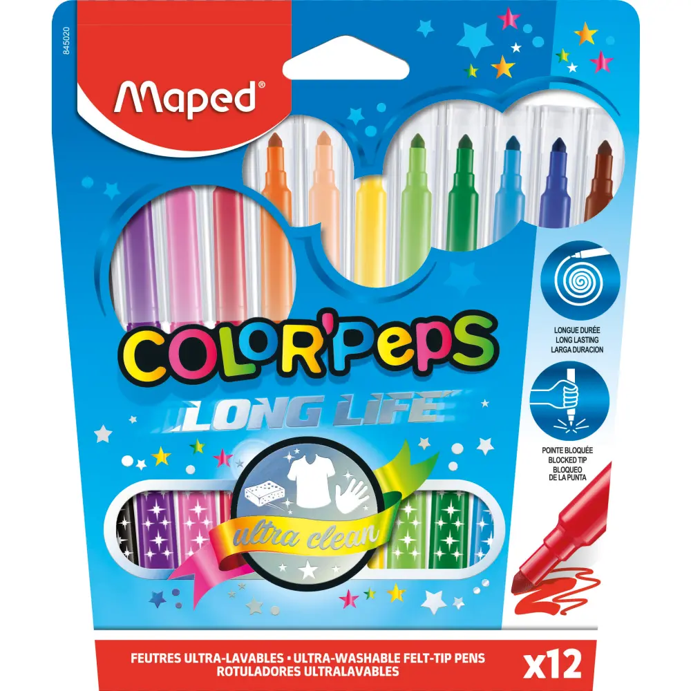 Flomastri MAPED Color'peps, 12/1