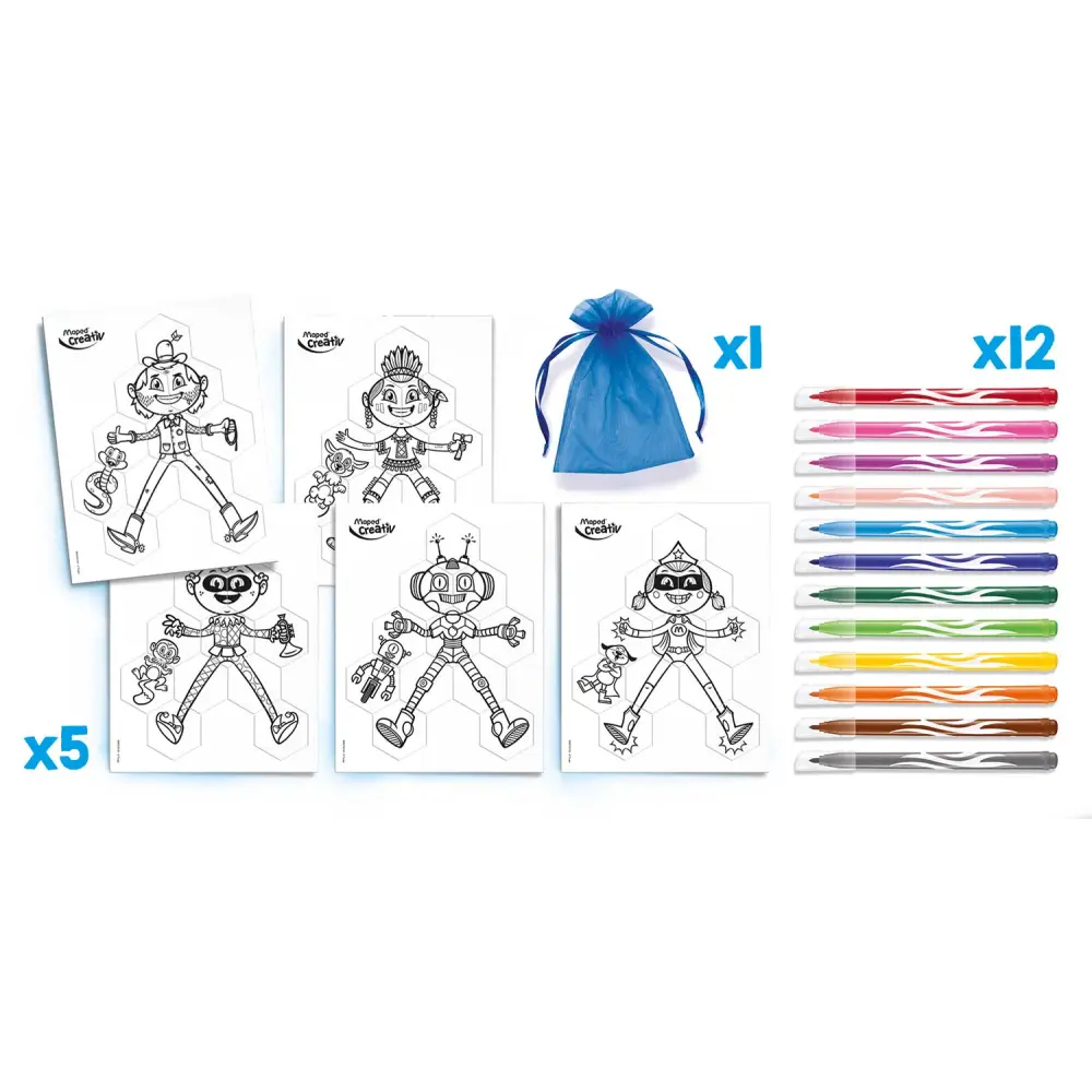 Kreativni set MAPED puzzle