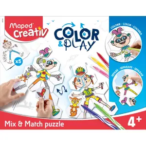 Kreativni set MAPED puzzle