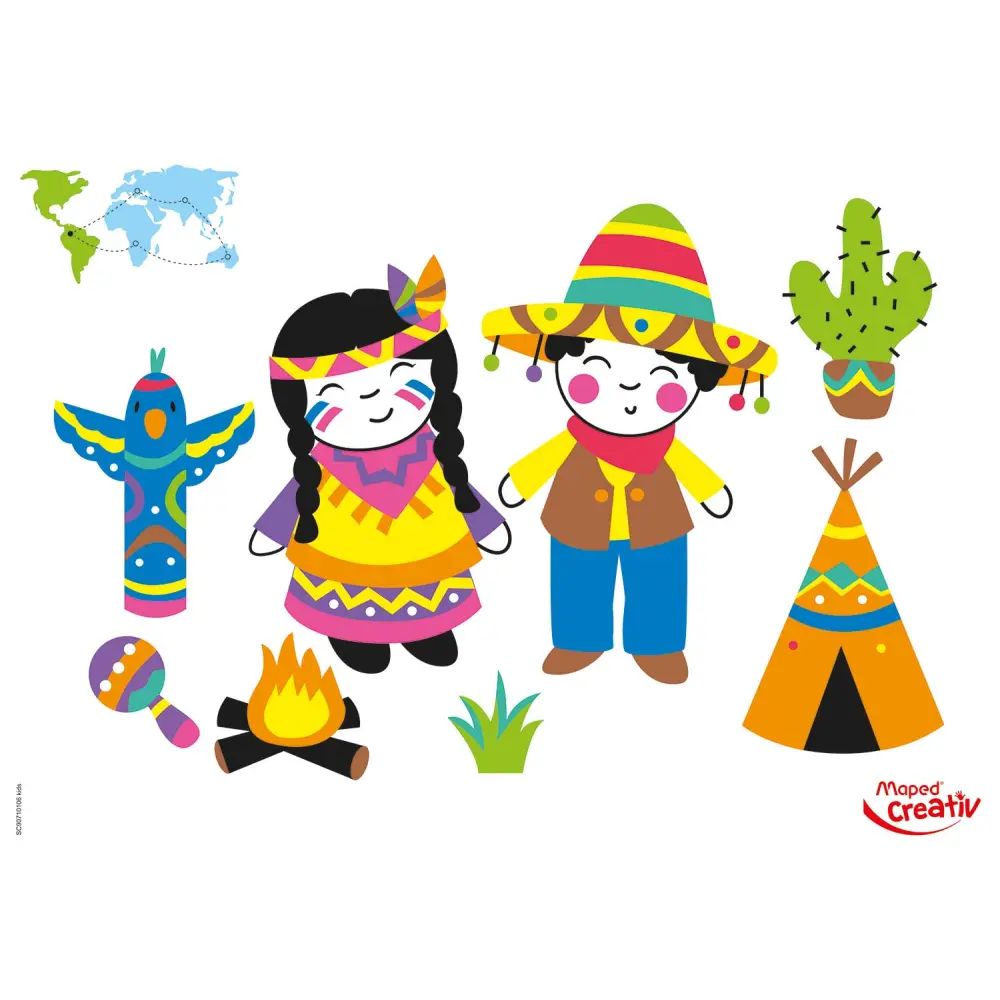 Kreativni set MAPED maska