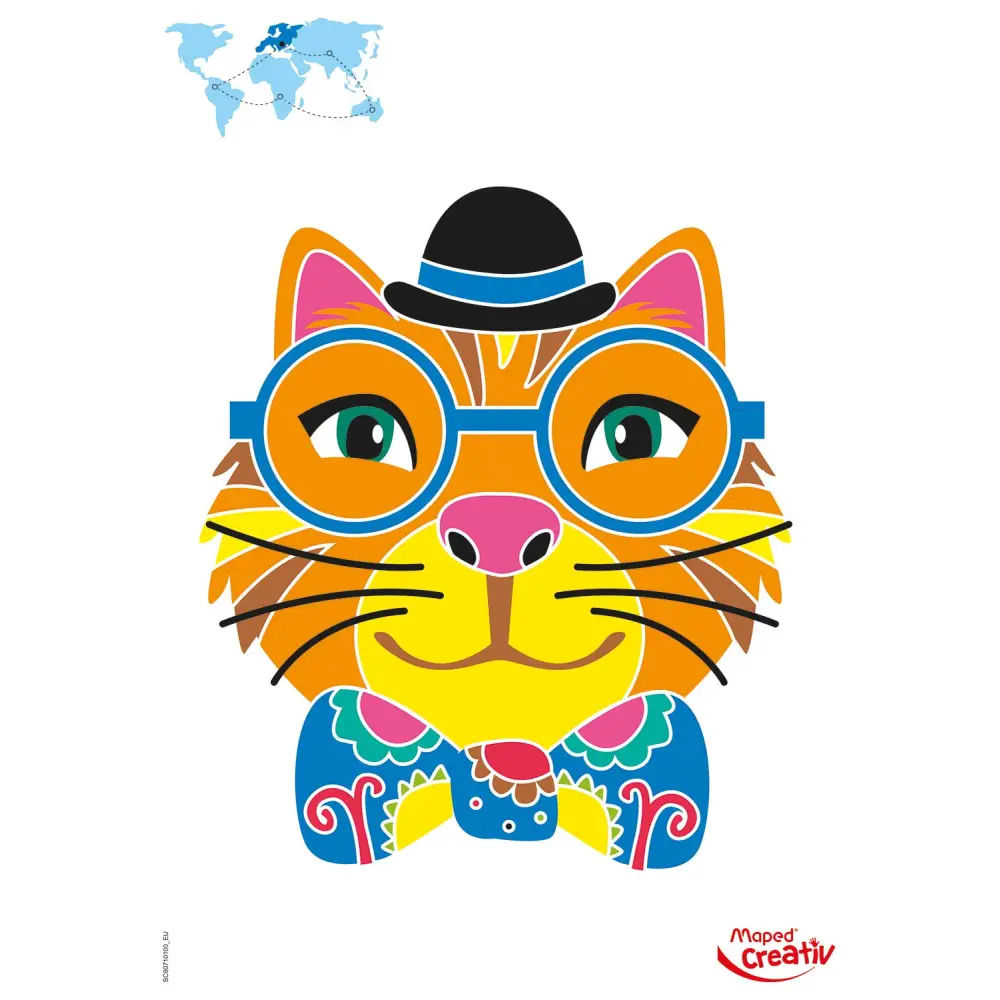 Kreativni set MAPED maska