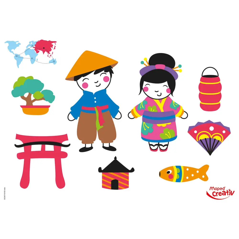 Kreativni set MAPED maska